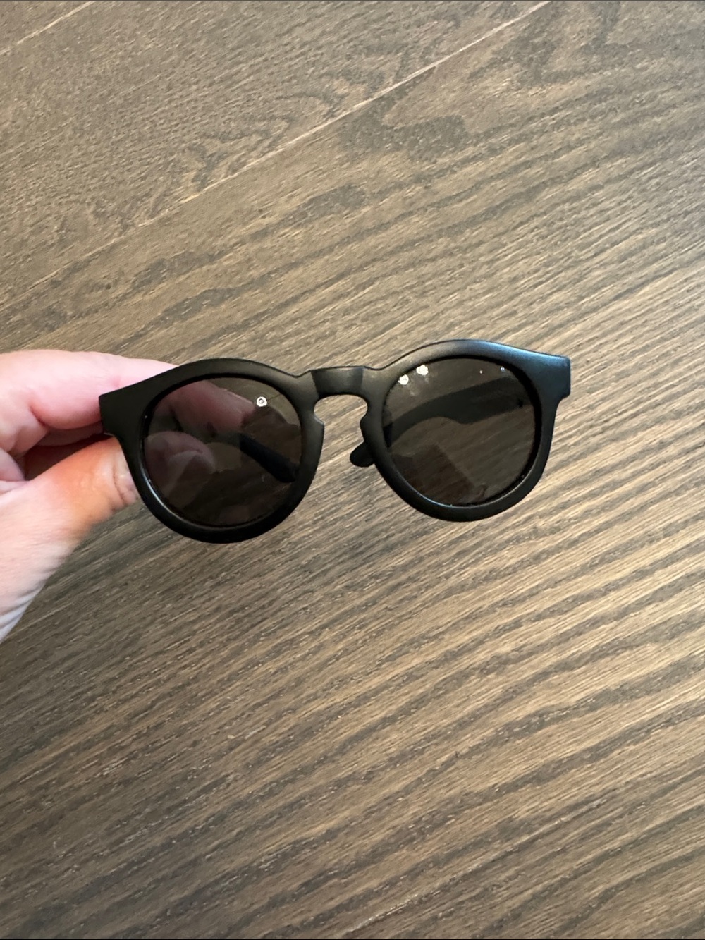 Baby Black Round Sunglasses